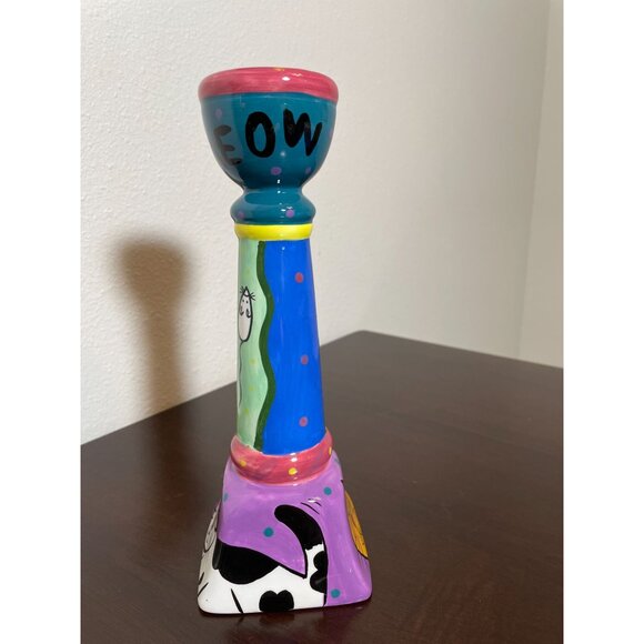 Karen Gelff Happy Dog & Cat for Chaleur Candle Stick - Picture 6 of 7